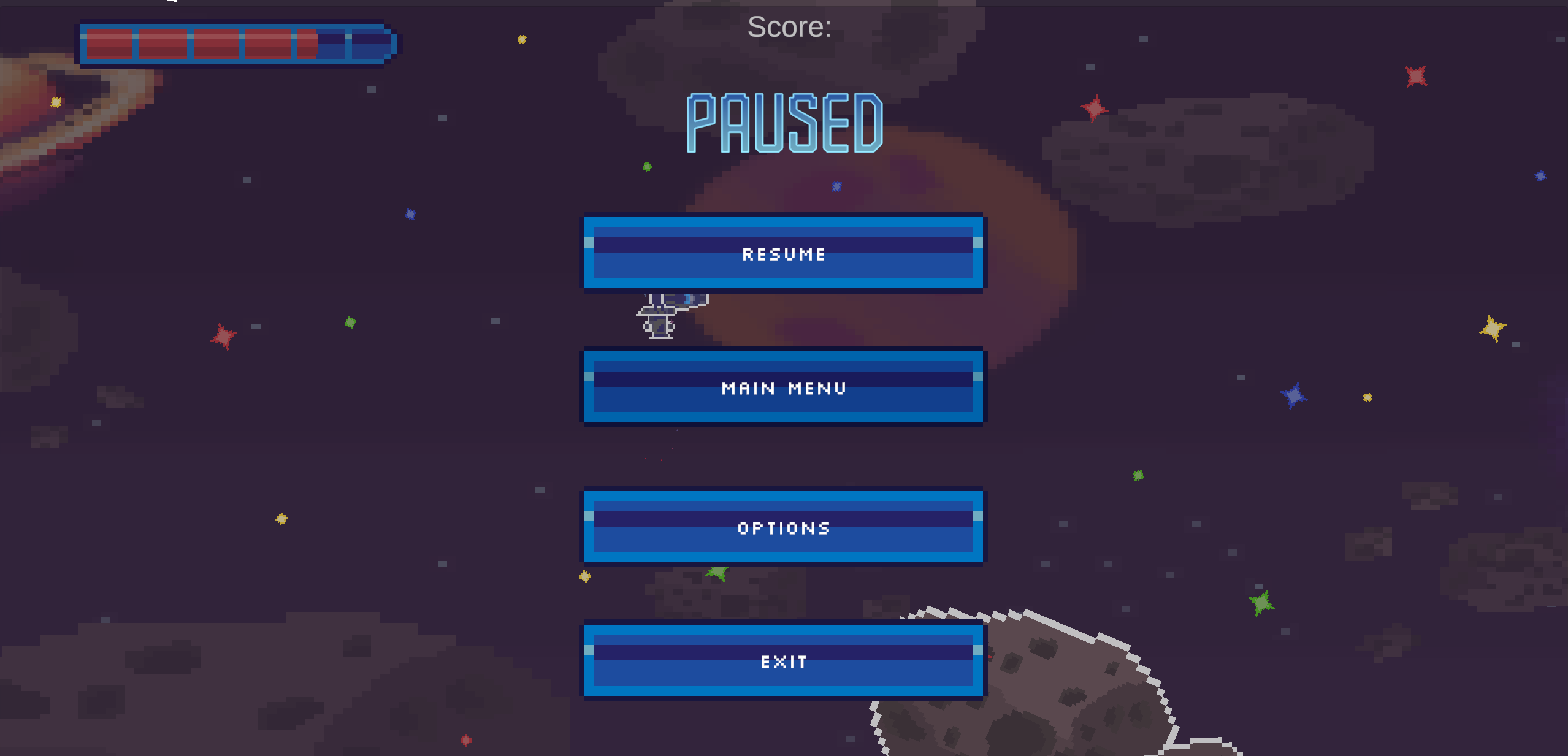 Constellation Connection Pause Menu